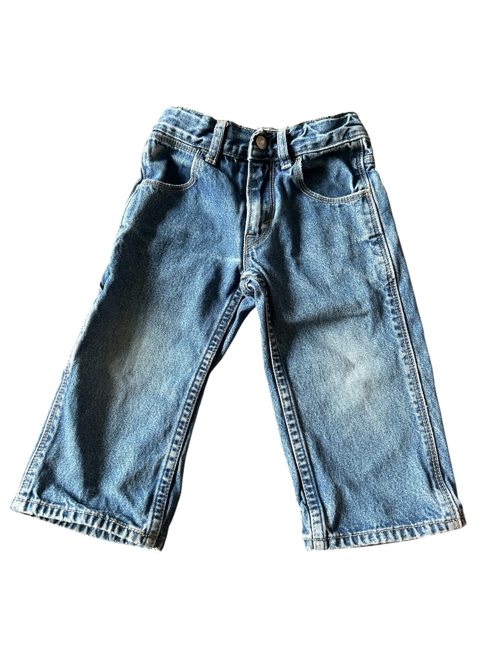 Levi's Vintage wide leg cargo jeans 2T blue cotton denim jeans